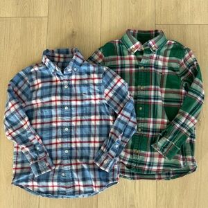 Vineyard Vines Boys Fannel Button Up Shirt